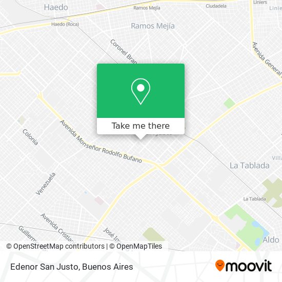 Edenor San Justo map