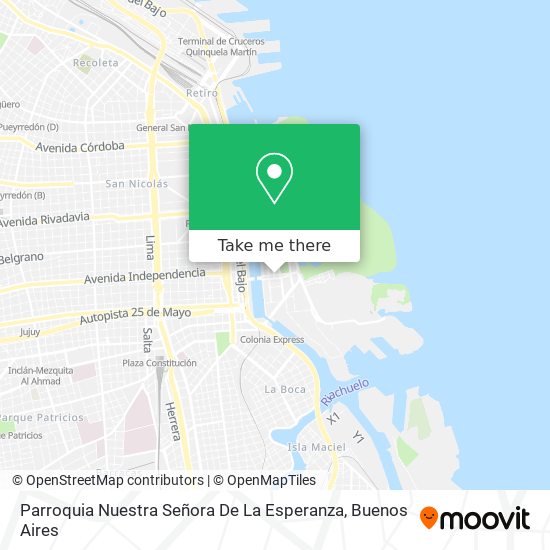 Parroquia Nuestra Señora De La Esperanza map