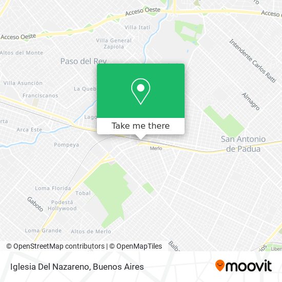 Iglesia Del Nazareno map