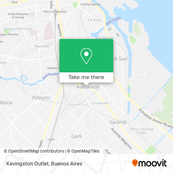 Kevingston Outlet map