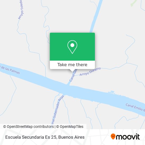Mapa de Escuela Secundaria Es 25