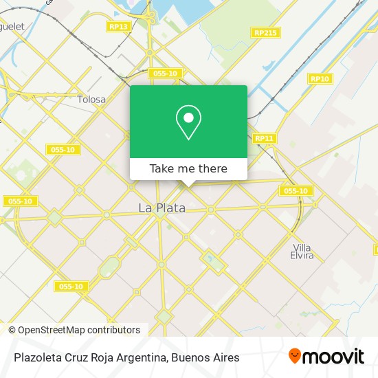 Plazoleta Cruz Roja Argentina map