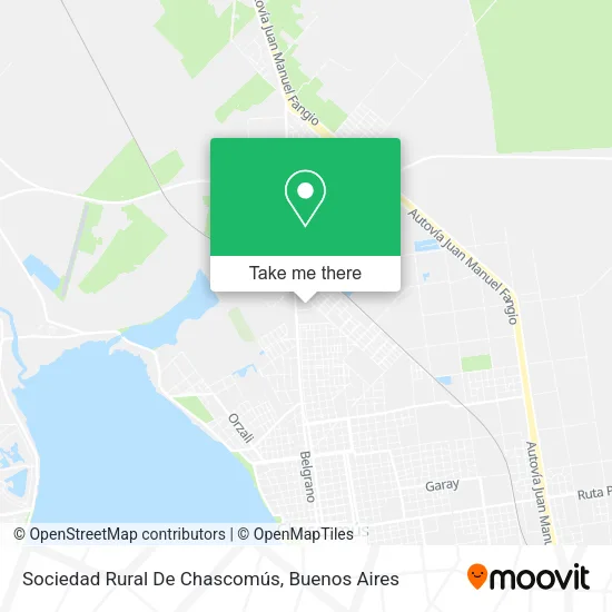 Sociedad Rural De Chascomús map