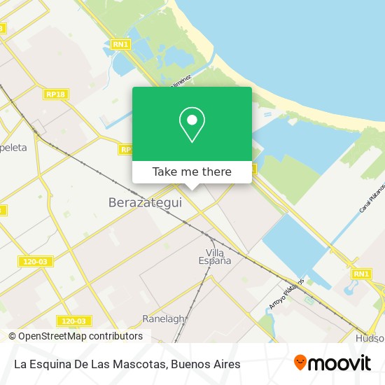 La Esquina De Las Mascotas map