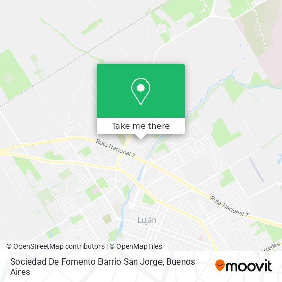 Mapa de Sociedad De Fomento Barrio San Jorge