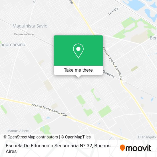 Escuela De Educación Secundaria Nº 32 map