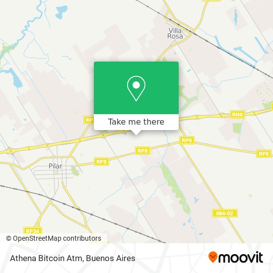 Athena Bitcoin Atm map