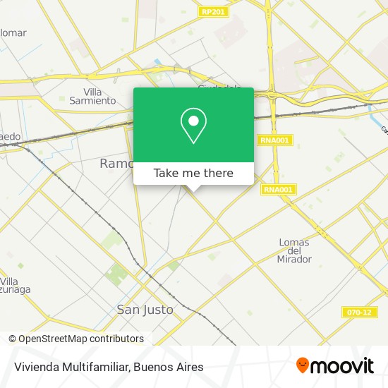 Vivienda Multifamiliar map