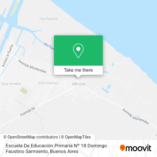 Escuela De Educación Primaria Nº 18 Domingo Faustino Sarmiento map