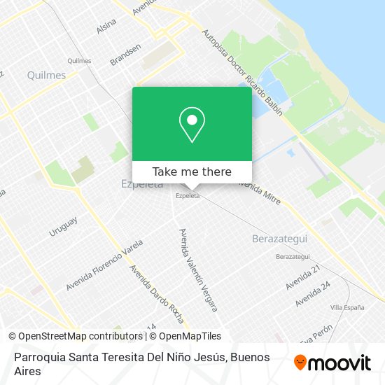 Parroquia Santa Teresita Del Niño Jesús map