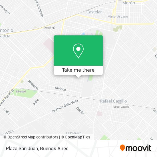 Plaza San Juan map