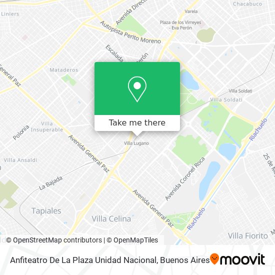 Anfiteatro De La Plaza Unidad Nacional map