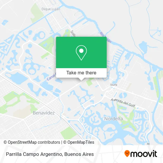 Parrilla Campo Argentino map