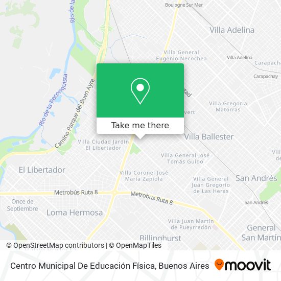 Centro Municipal De Educación Física map