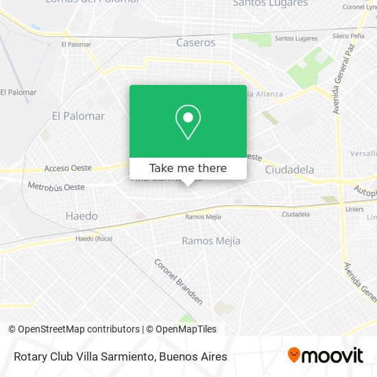 Rotary Club Villa Sarmiento map