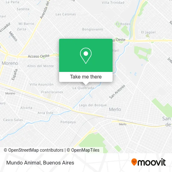 Mundo Animal map