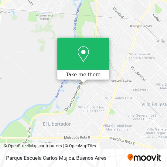 Parque Escuela Carlos Mujica map