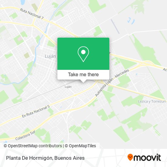 Planta De Hormigón map