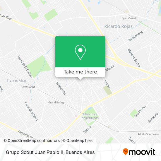 Grupo Scout Juan Pablo II map