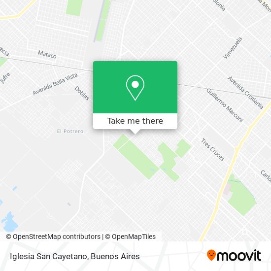 Iglesia San Cayetano map