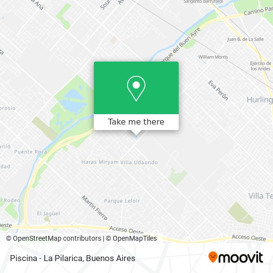 Piscina - La Pilarica map