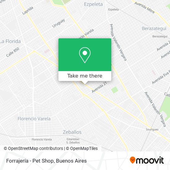 Forrajería - Pet Shop map
