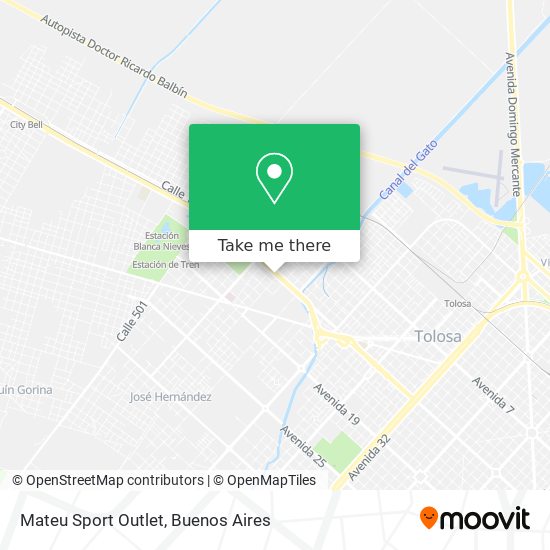 Mateu Sport Outlet map