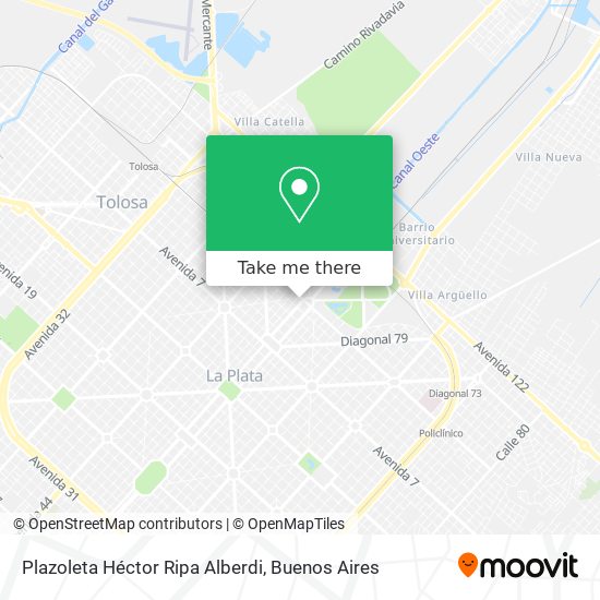 Plazoleta Héctor Ripa Alberdi map