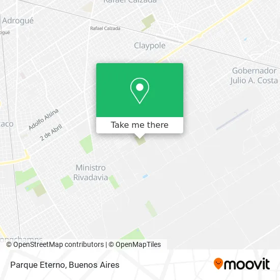 Parque Eterno map