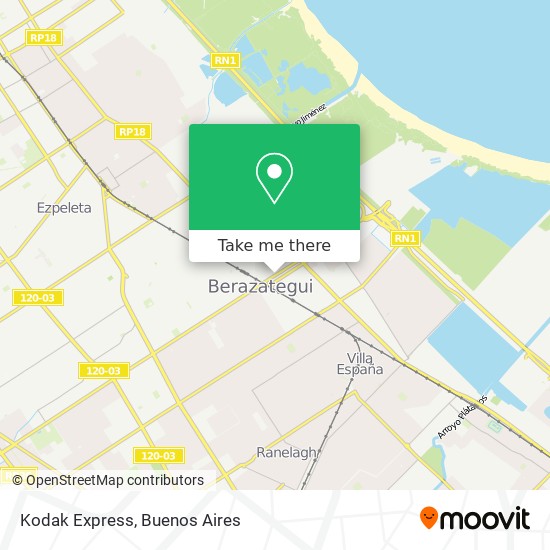 Kodak Express map