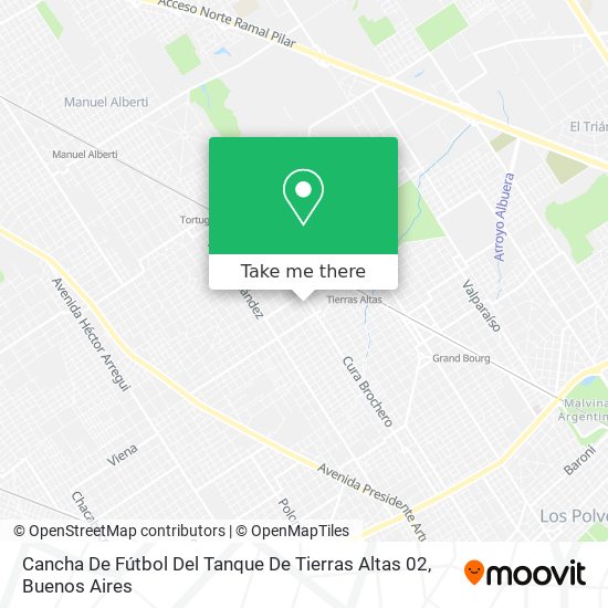 Cancha De Fútbol Del Tanque De Tierras Altas 02 map