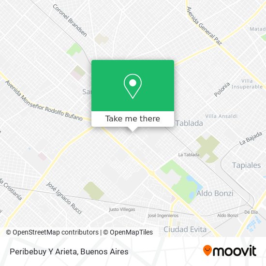 Peribebuy Y Arieta map