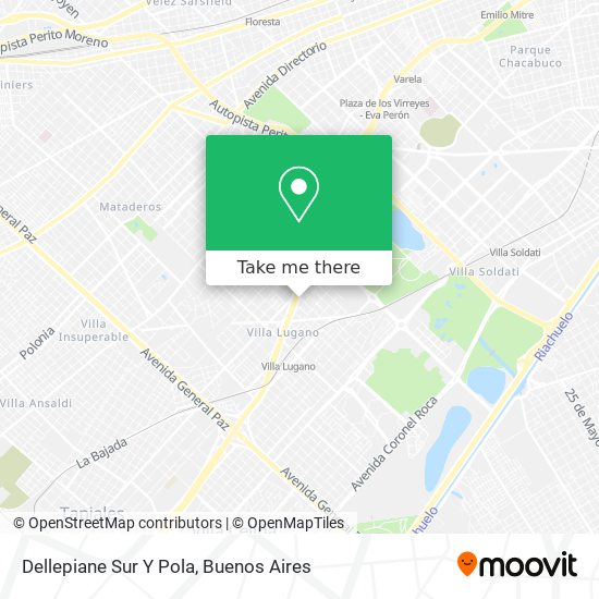 Dellepiane Sur Y Pola map