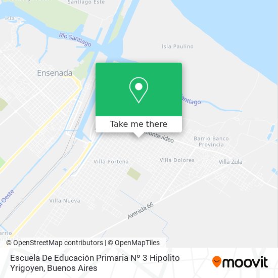 Mapa de Escuela De Educación Primaria Nº 3 Hipolito Yrigoyen