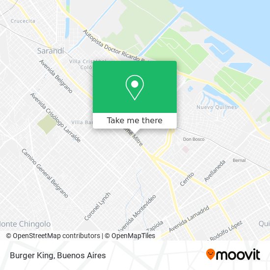 Mapa de Burger King