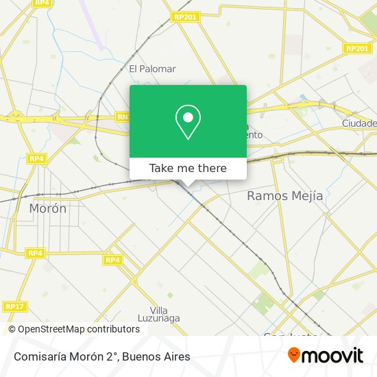 Comisaría Morón 2° map