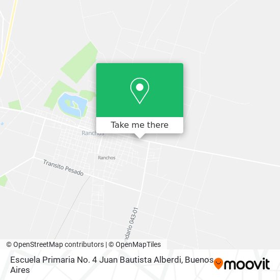 Escuela Primaria No. 4 Juan Bautista Alberdi map