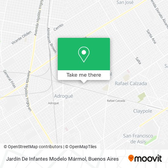 Jardín De Infantes Modelo Mármol map