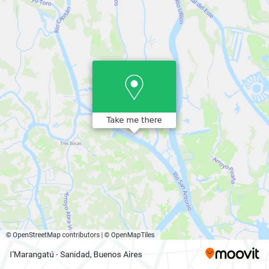 I’Marangatú - Sanidad map