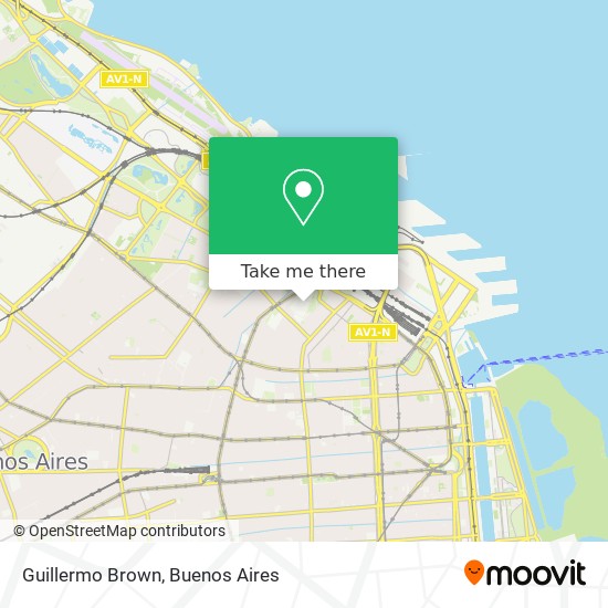 Guillermo Brown map