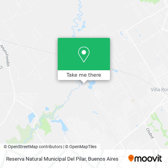 Mapa de Reserva Natural Municipal Del Pilar
