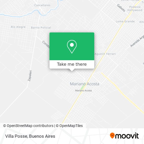 Mapa de Villa Posse