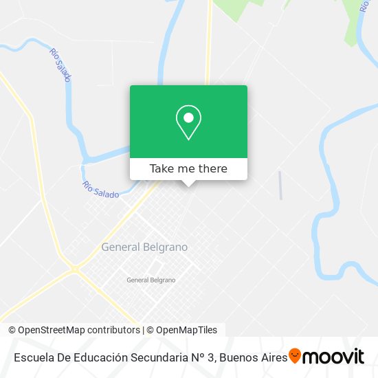 Escuela De Educación Secundaria Nº 3 map