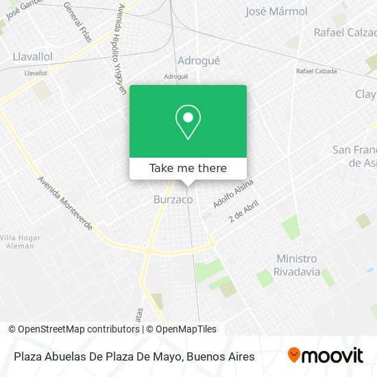Plaza Abuelas De Plaza De Mayo map