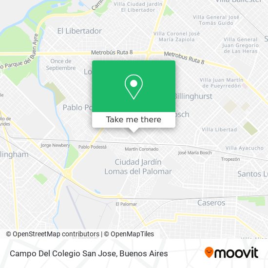 Mapa de Campo Del Colegio San Jose