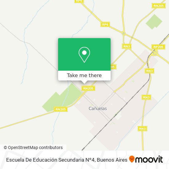 Mapa de Escuela De Educación Secundaria Nº4