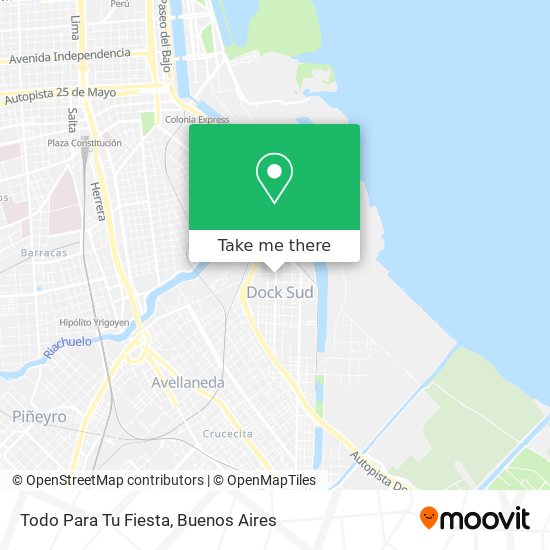 Todo Para Tu Fiesta map