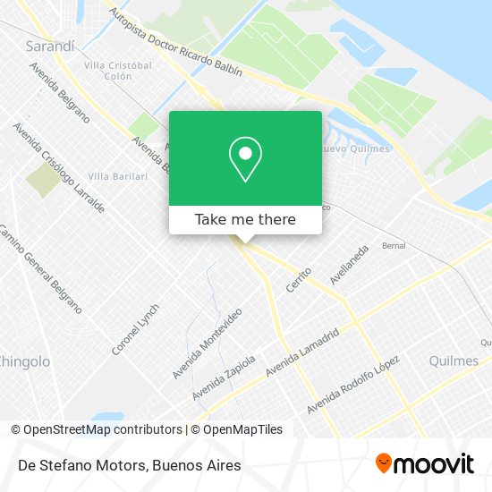 Mapa de De Stefano Motors