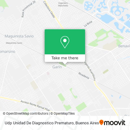 Udp Unidad De Diagnostico Prematuro map