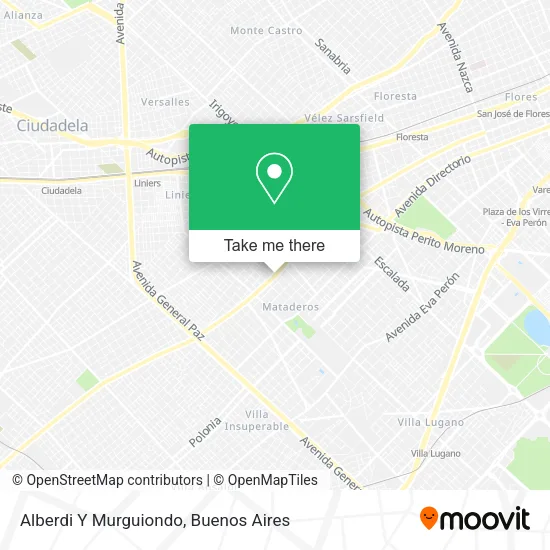 Mapa de Alberdi Y Murguiondo